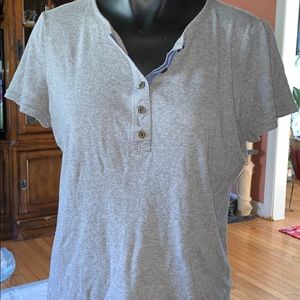 Lauren Ralph Lauren henley t shirt top large